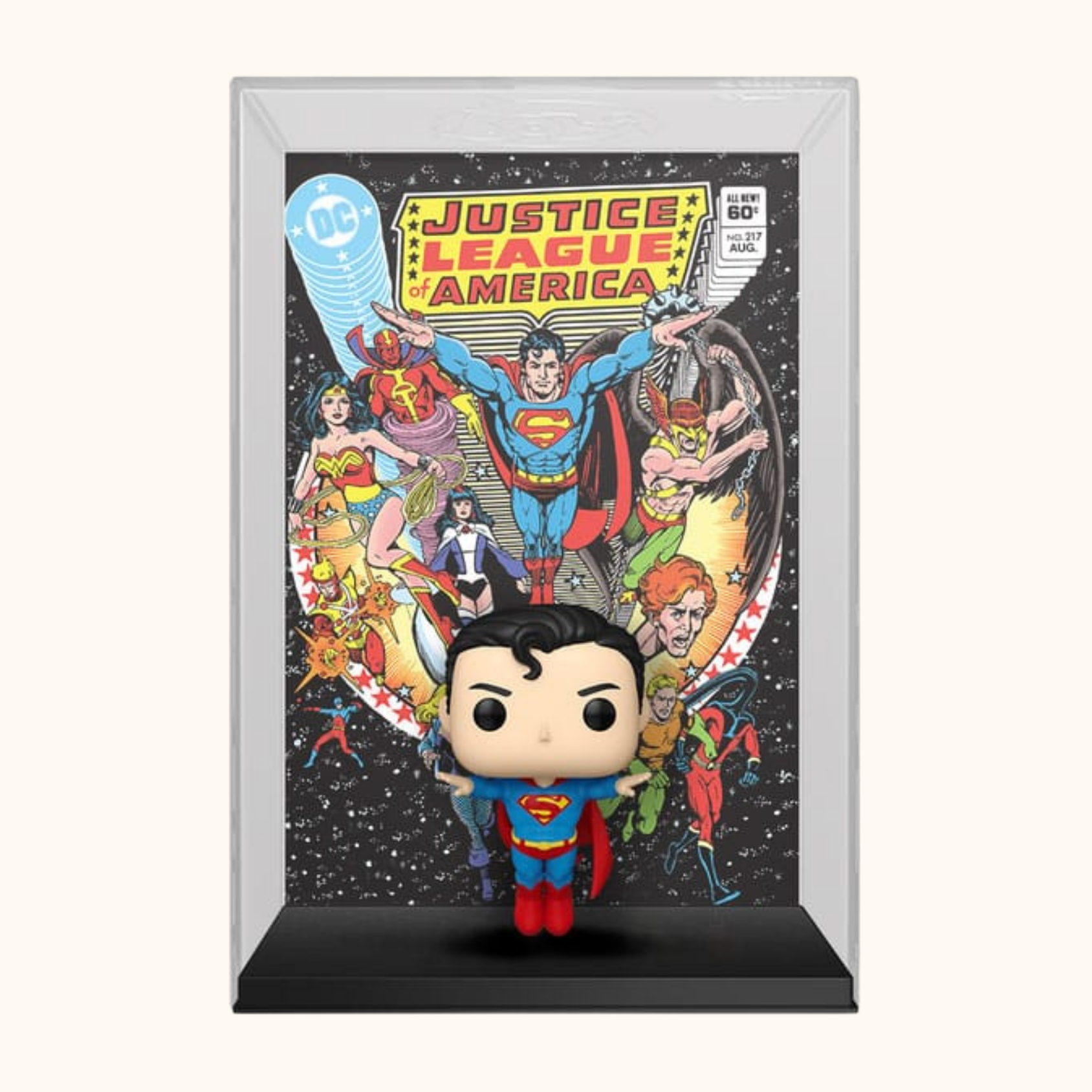 DC Comics POP! Comic Cover Vinyl Figure Justice League of America Superman 9 cm