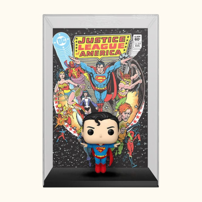 DC Comics POP! Comic Cover Vinyl Figur Justice League of America Superman 9 cm
