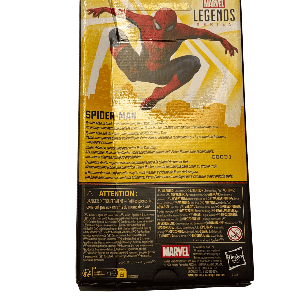 *Beschädigte Umverpackung* Spider-Man - Brand New Day Marvel Legends Actionfigur Spider-Man 15 cm