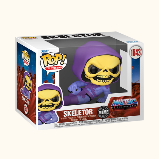Masters of the Universe POP! TV Vinyl Figur Skeletor (Meme) 9 cm