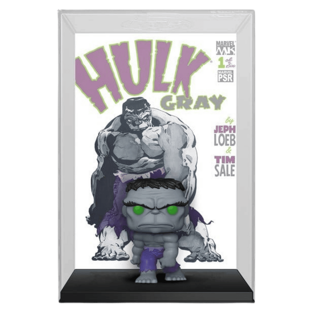 Marvel POP! Comic Covers Vinyl Figur Gray Hulk 9 cm