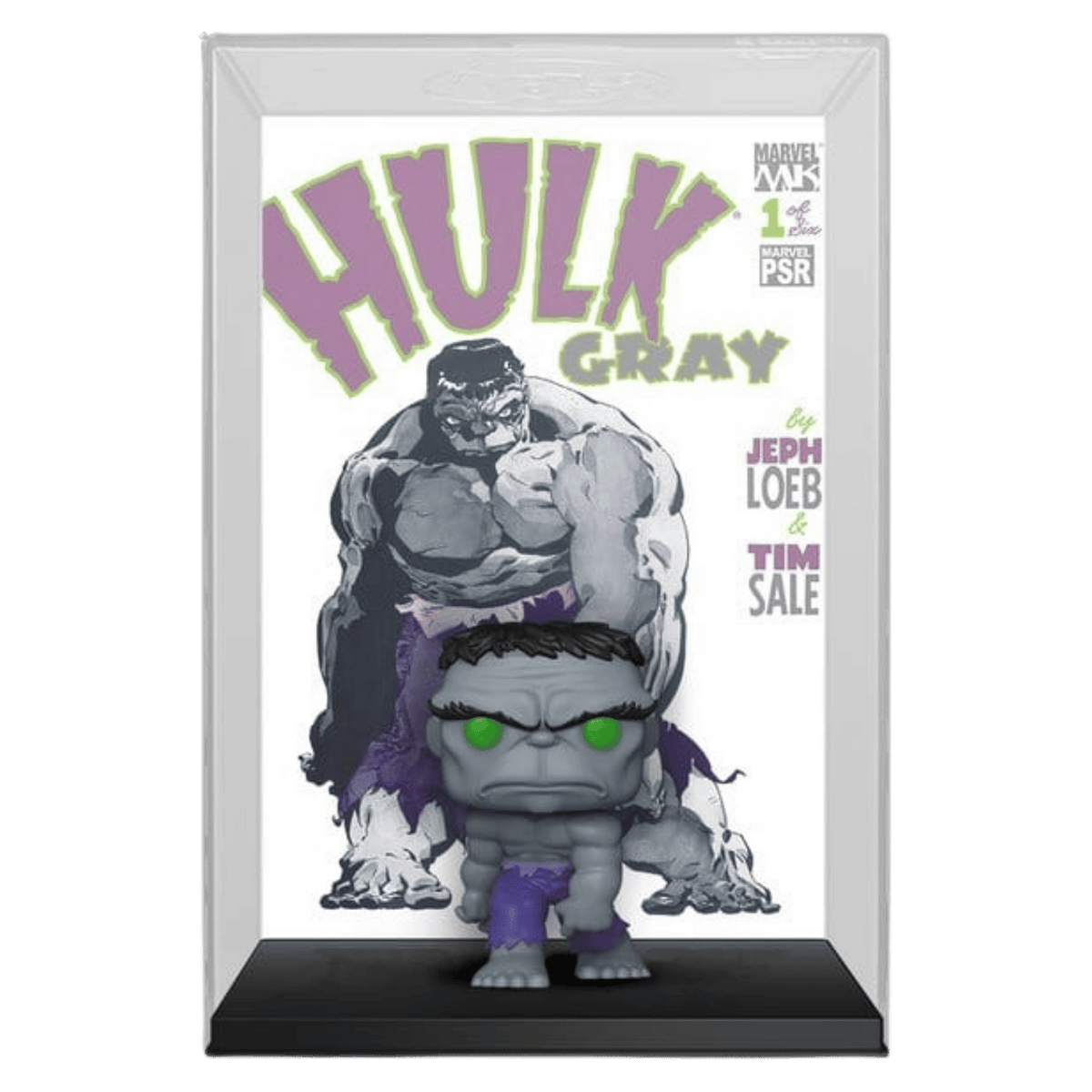 Marvel POP! Comic Covers Vinyl Figur Gray Hulk 9 cm