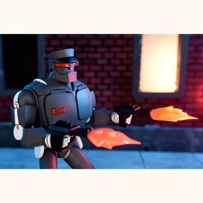 Teenage Mutant Ninja Turtles (Cartoon 1980) Actionfigur Ultimate Evil Rex-1 21 cm