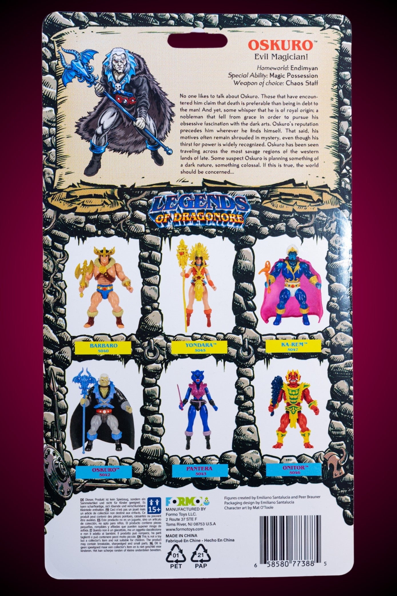 Oskuro – Dark Mage - Legends of Dragonore