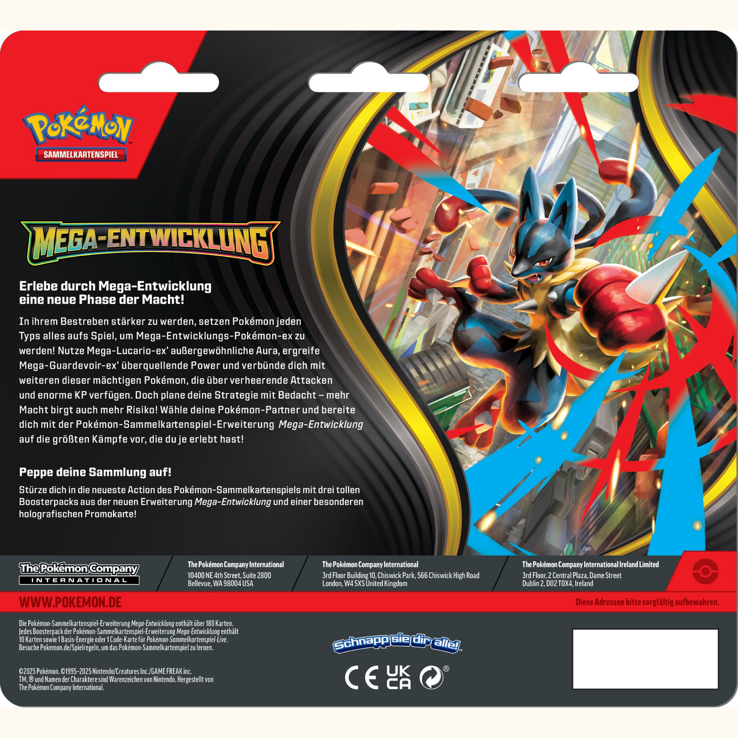 Pokémon TCG Mega-Entwicklung 3er-Pack Blister  🇩🇪