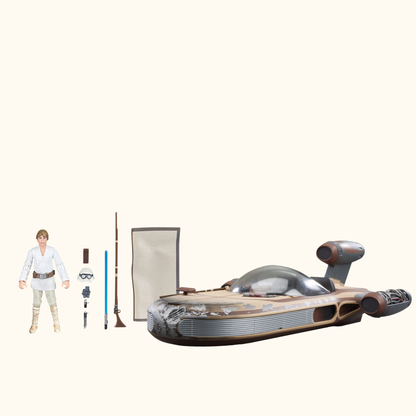 Pre-order - Star Wars Episode IV Vintage Collection Vehicle with Landspeeder &amp; Luke Skywalker Action Figure (Tatooine)