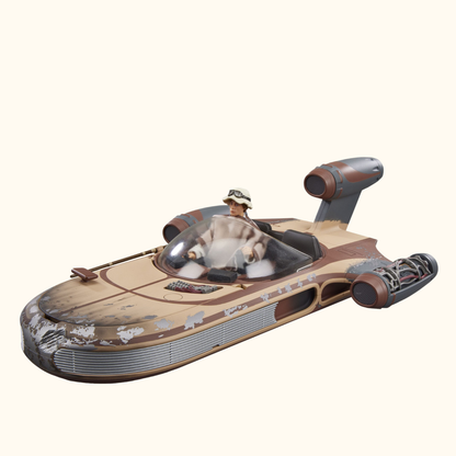 Pre-order - Star Wars Episode IV Vintage Collection Vehicle with Landspeeder &amp; Luke Skywalker Action Figure (Tatooine)