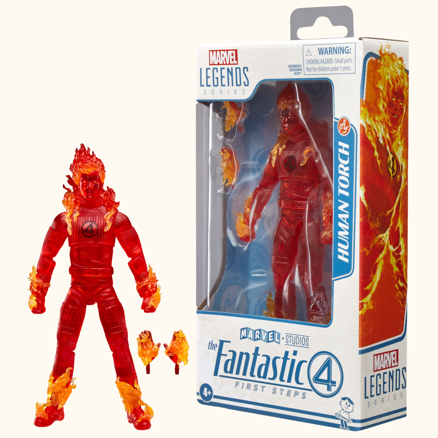 The Fantastic Four: First Steps Marvel Legends Actionfigur Human Torch 15 cm