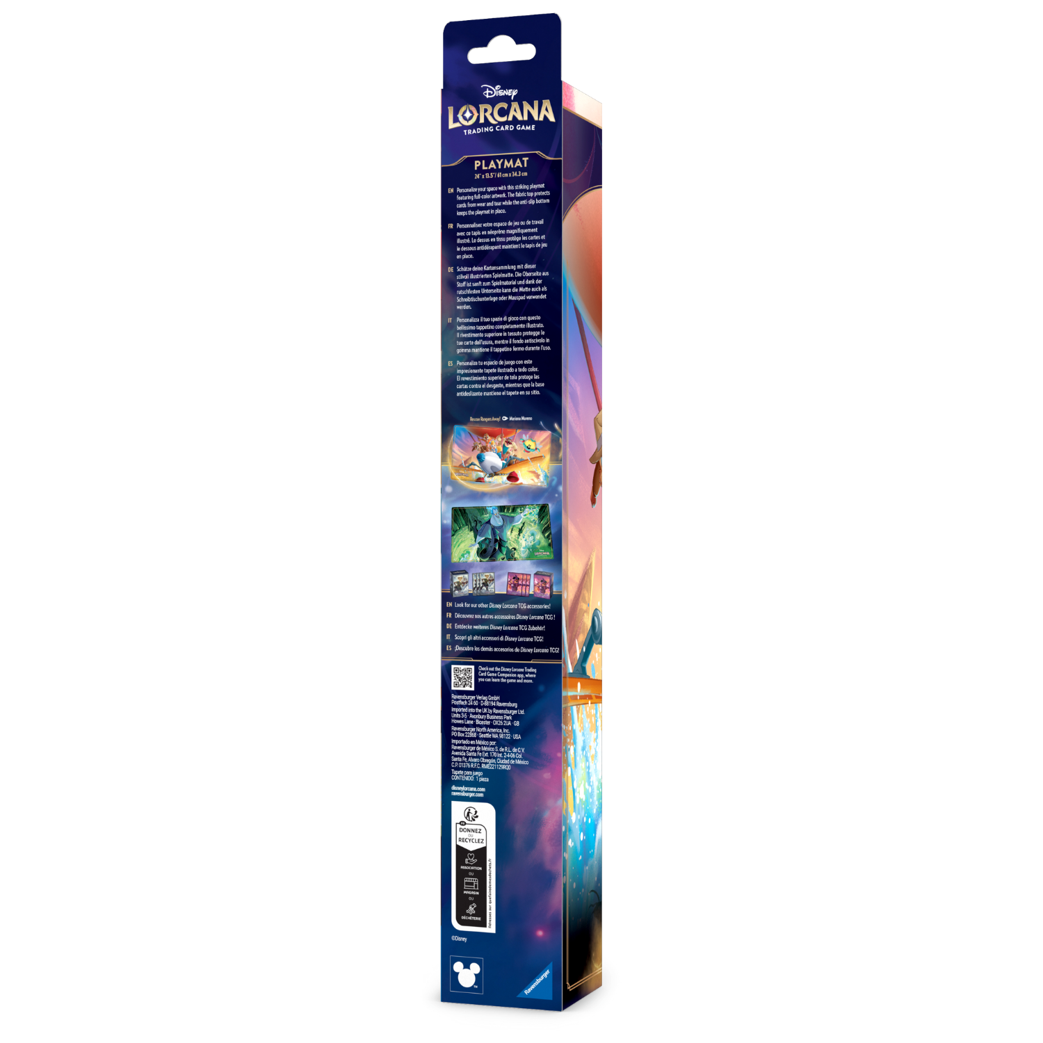Disney Lorcana Chip &amp; Dale Rescue Team Play Mat! Let's Go!