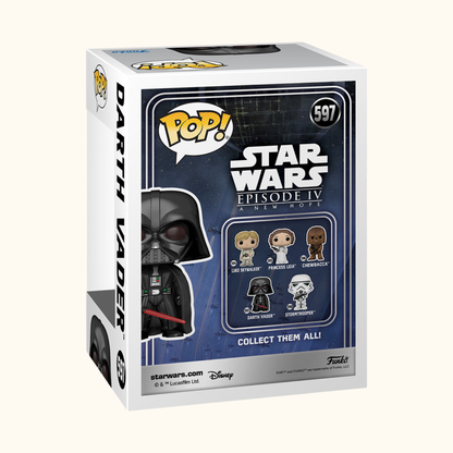 Star Wars New Classics POP! Star Wars Vinyl Figur Darth Vader 9 cm