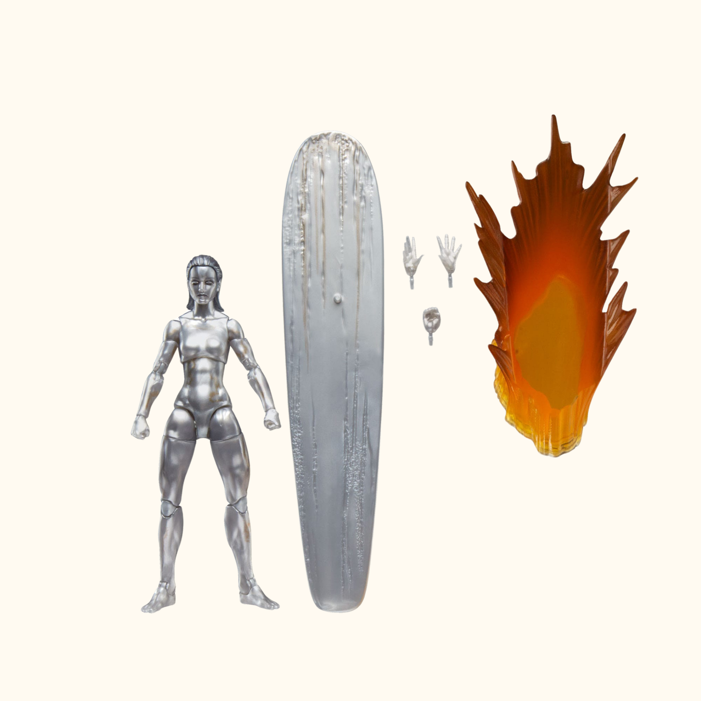 The Fantastic Four: First Steps Marvel Legends Actionfigur Silver Surfer 15 cm