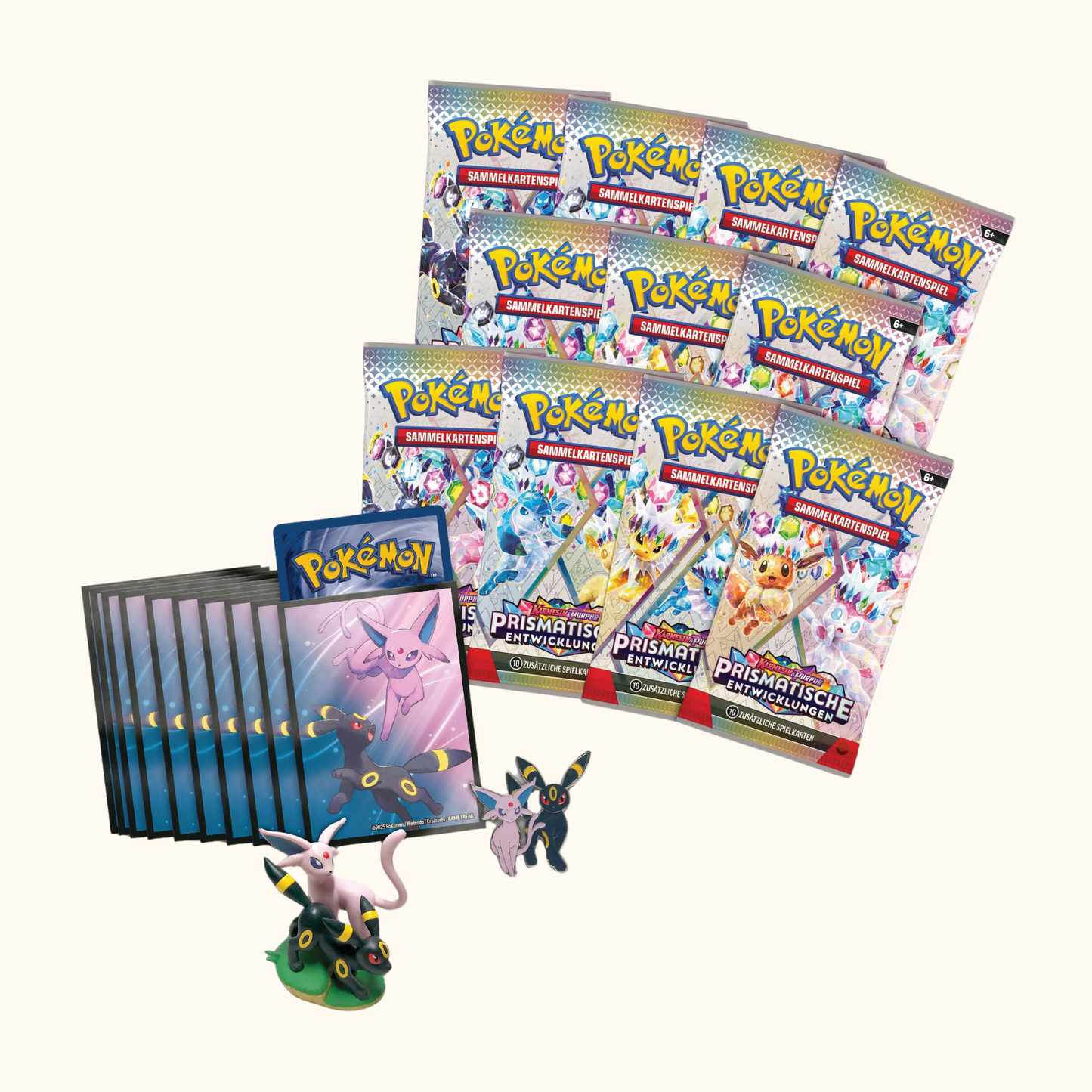 Pokémon Karmesin & Purpur Prismatische Entwicklungen Premium Figure Box Nachtara & Psiana 🇩🇪