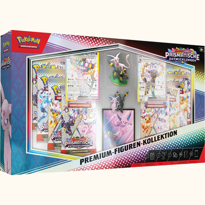 Pokémon Karmesin & Purpur Prismatische Entwicklungen Premium Figure Box Nachtara & Psiana 🇩🇪