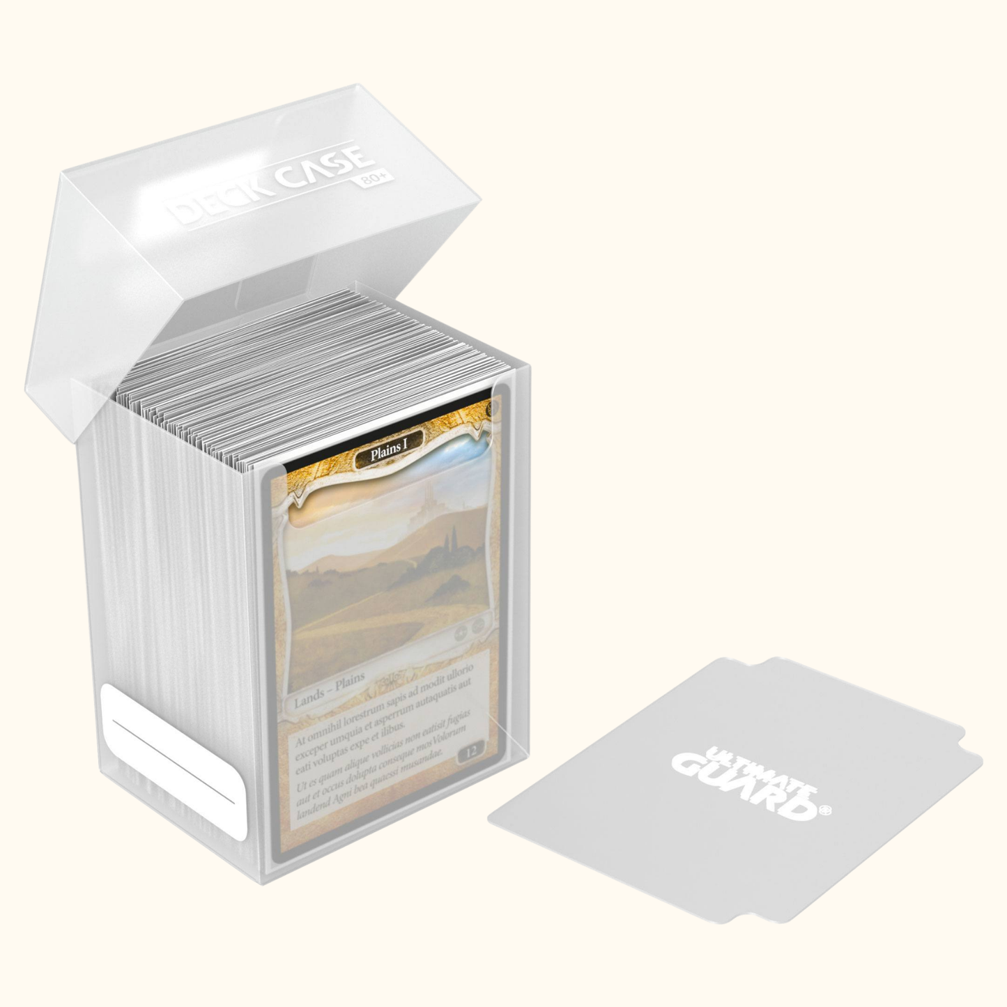 Ultimate Guard Deck Case 80+ Standardgröße Transparent