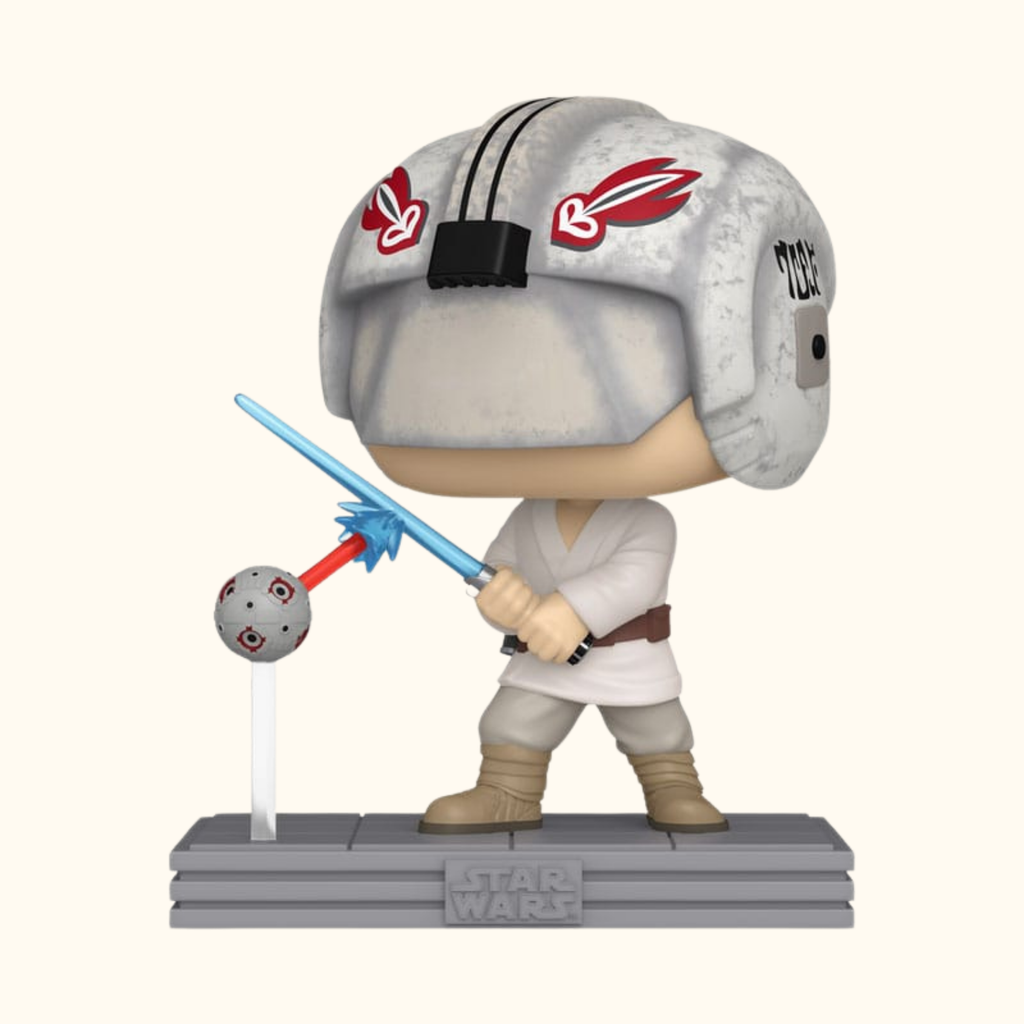 Star Wars POP! Movie Vinyl Figur Luke/Remote 9 cm