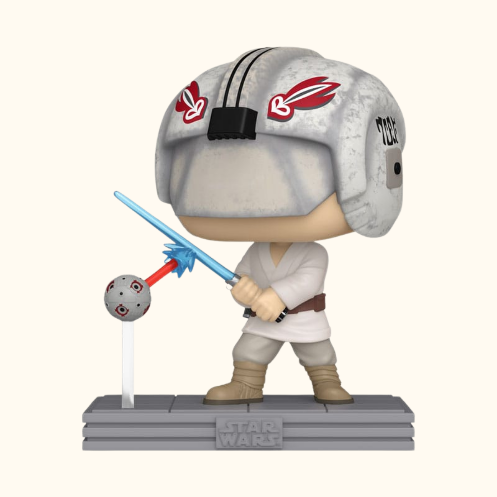 Star Wars POP! Movie Vinyl Figur Luke/Remote 9 cm