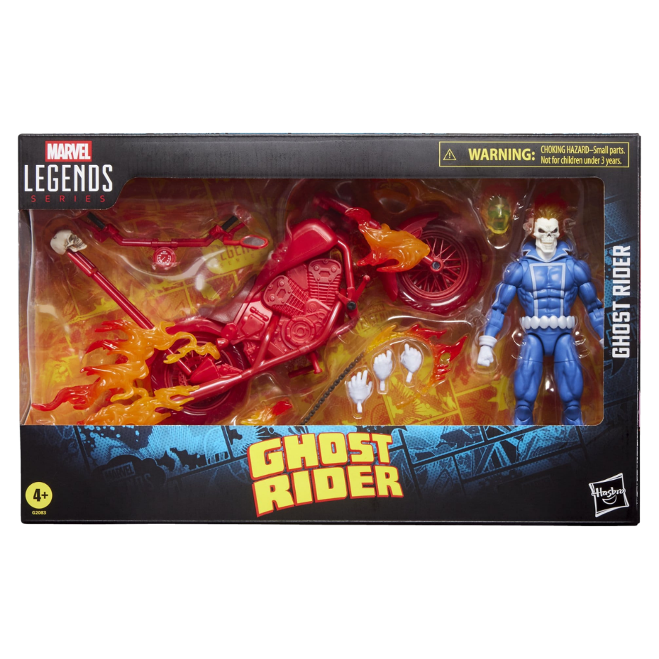 Ghost Rider Marvel Legends Actionfigur Johnny Blaze with Motorcycle 15 cm