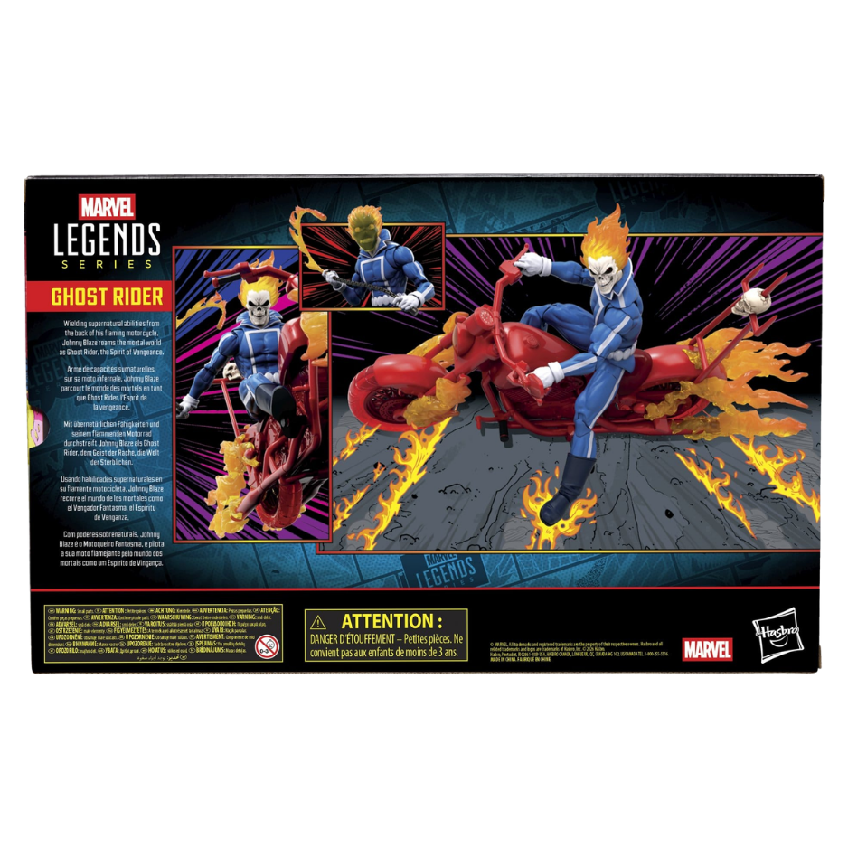 Ghost Rider Marvel Legends Actionfigur Johnny Blaze with Motorcycle 15 cm