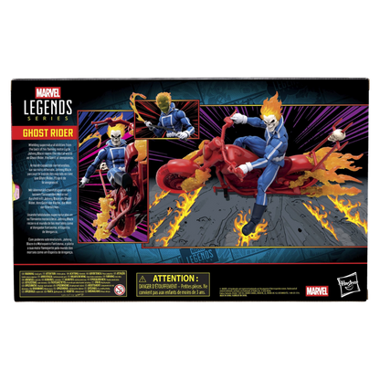 Ghost Rider Marvel Legends Actionfigur Johnny Blaze with Motorcycle 15 cm