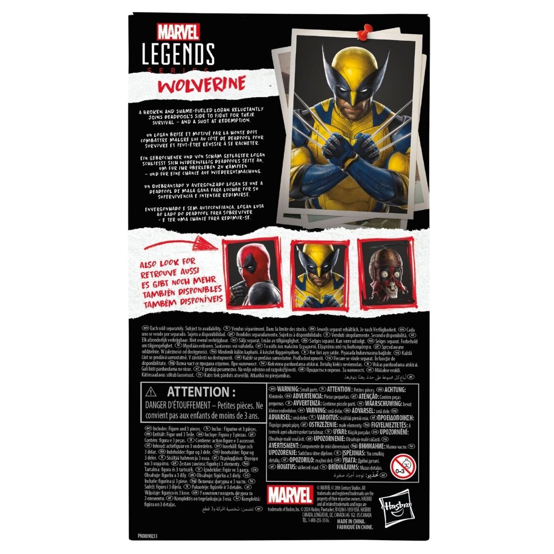Deadpool & Wolverine Marvel Legends Actionfigur Wolverine 15 cm