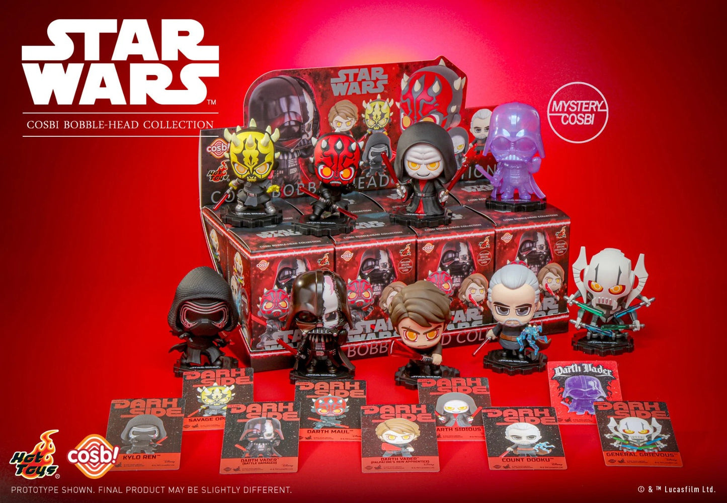 Star Wars Cosbi Minifiguren Dark Side 8 cm Blind Box