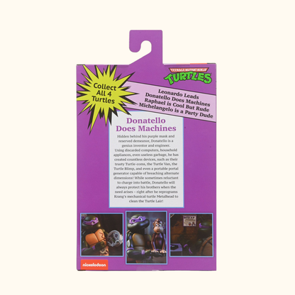 Teenage Mutant Ninja Turtles (Cartoon) Actionfigur Ultimate Donatello VHS 18 cm - NECA