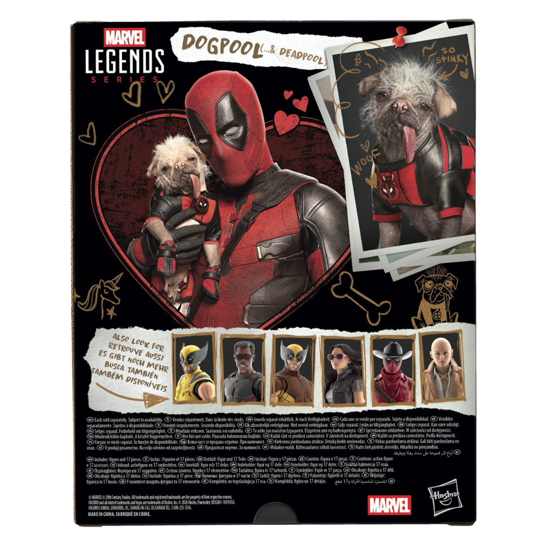 Deadpool & Wolverine Marvel Legends Actionfigur Dogpool & Deadpool 15 cm