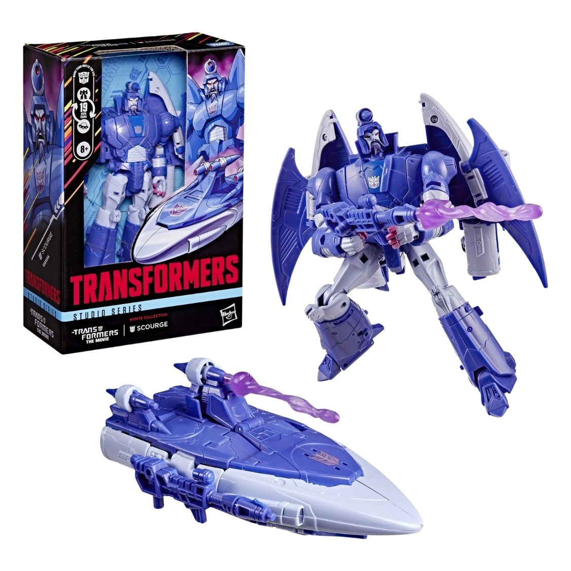 Scourge - The Transformers - The Movie Studio Series Voyager Class Actionfigur MTMTE Collection - 17 cm