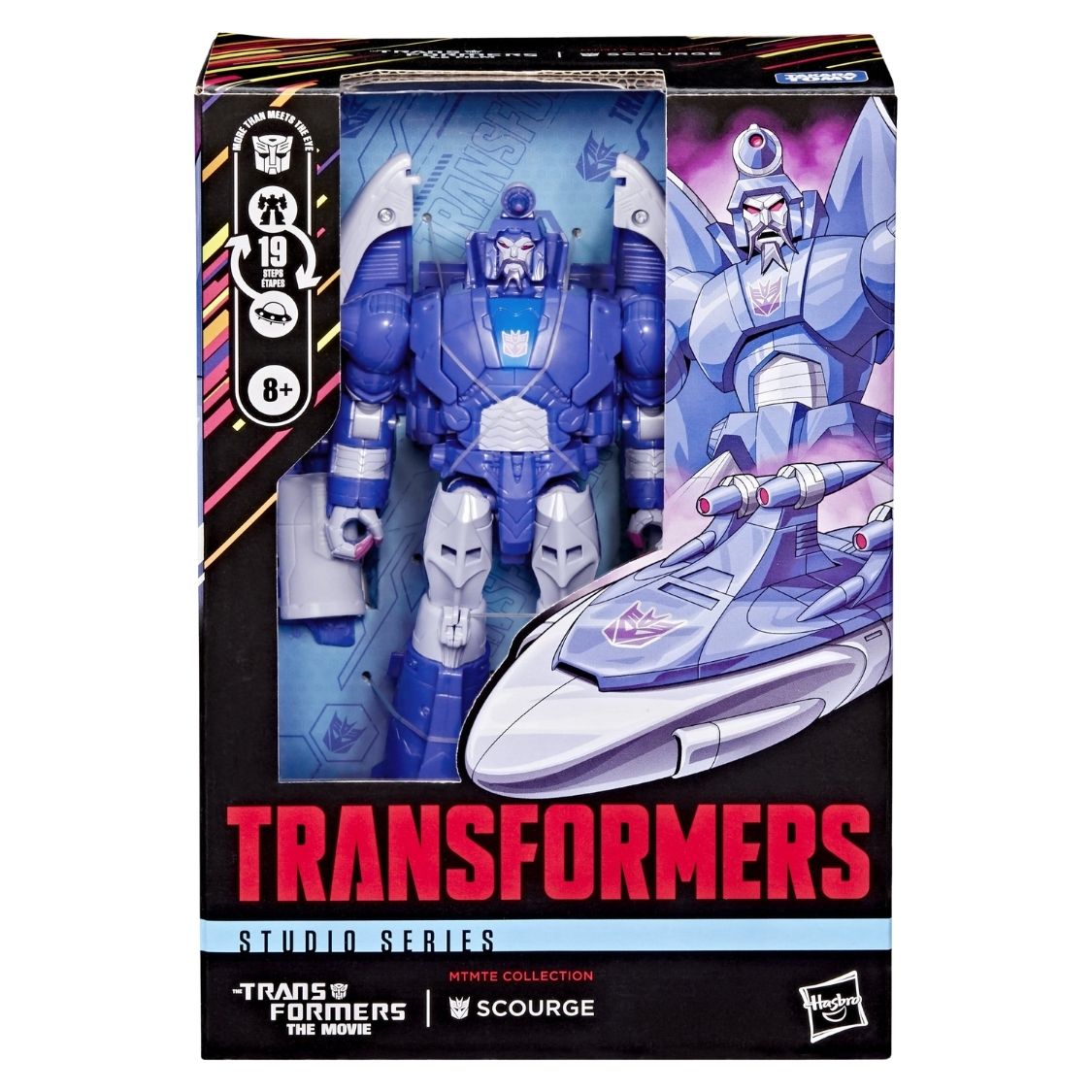Scourge - The Transformers - The Movie Studio Series Voyager Class Actionfigur MTMTE Collection - 17 cm