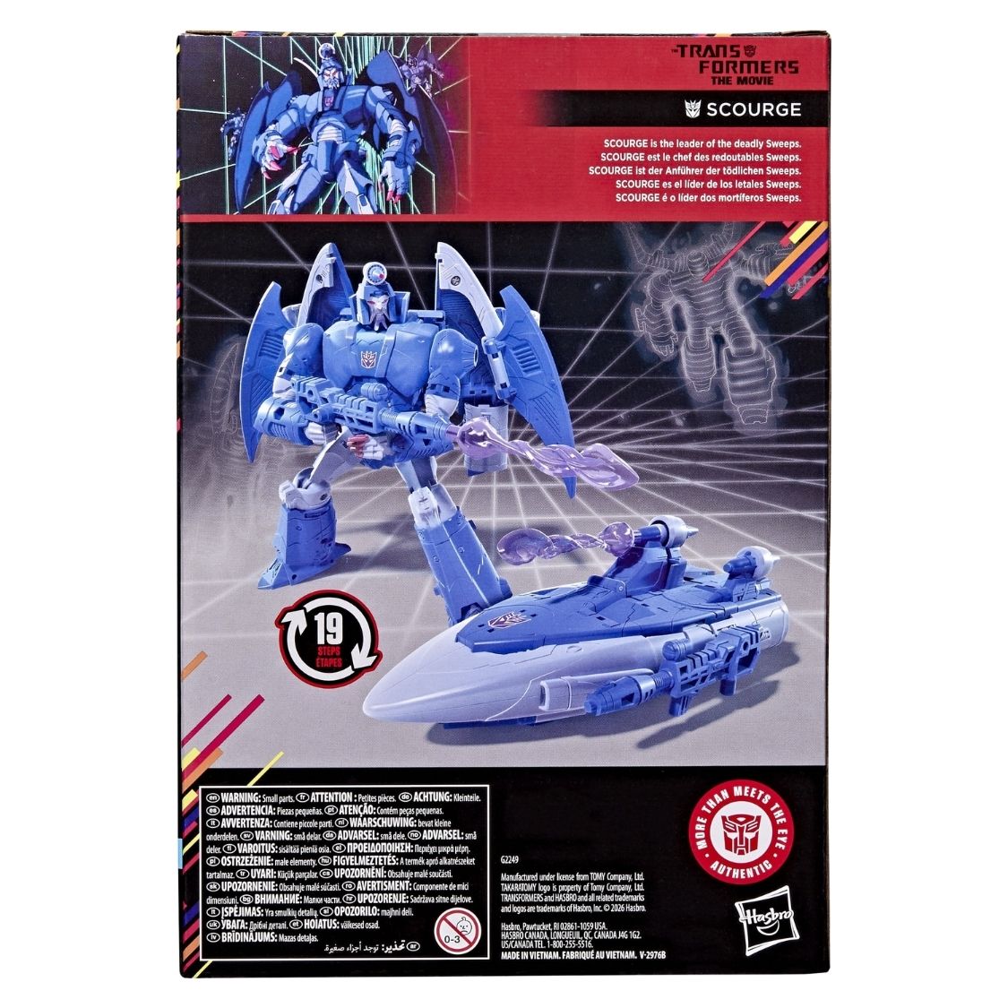 Scourge - The Transformers - The Movie Studio Series Voyager Class Actionfigur MTMTE Collection - 17 cm