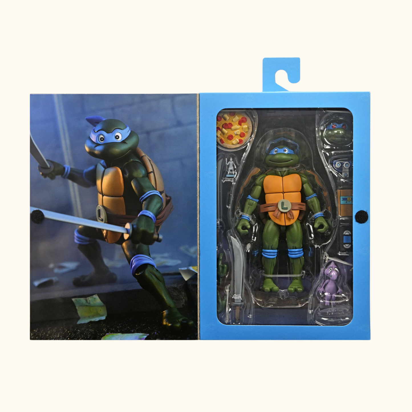 Teenage Mutant Ninja Turtles (Cartoon) Actionfigur Ultimate Leonardo VHS 18 cm - NECA