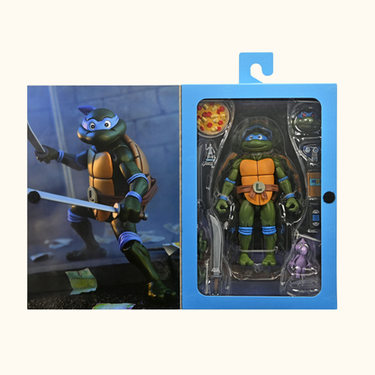 Teenage Mutant Ninja Turtles (Cartoon) Actionfigur Ultimate Leonardo VHS 18 cm - NECA