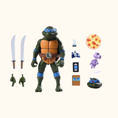 Teenage Mutant Ninja Turtles (Cartoon) Actionfigur Ultimate Leonardo VHS 18 cm - NECA