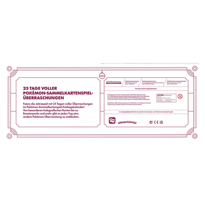 Pokémon TCG Adventskalender 2025 🇩🇪