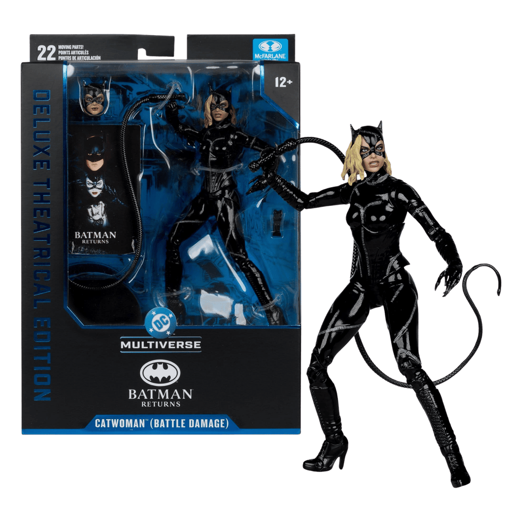 Catwoman (Battle Damage) (Batman Returns) | Deluxe Theatrical Edition | DC Multiverse Actionfigur 18 cm