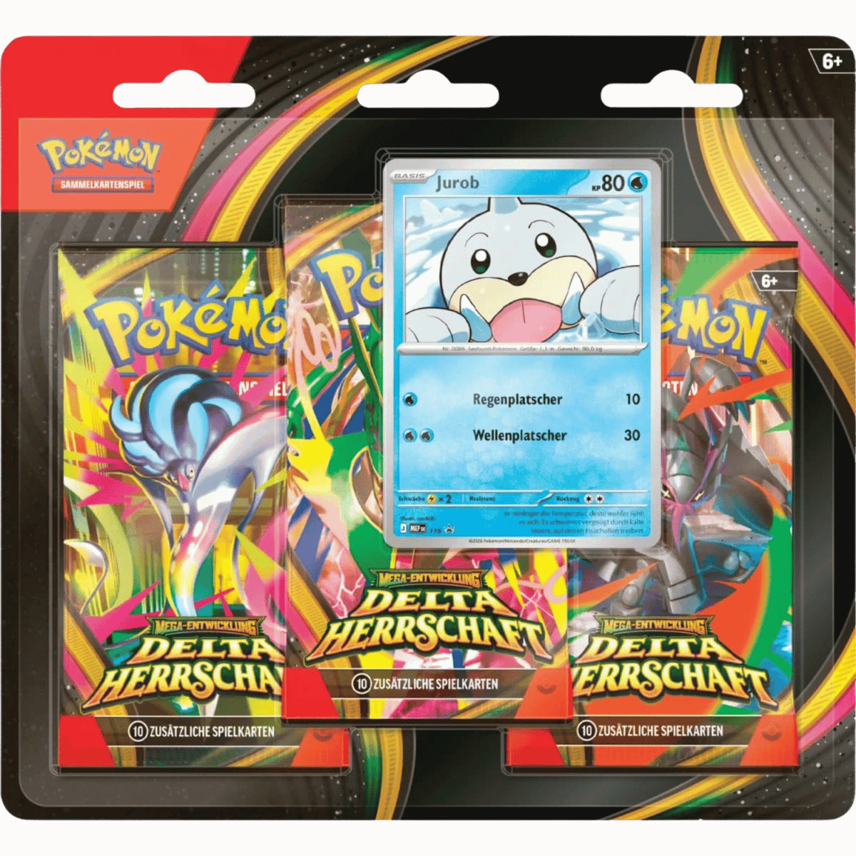 Pokemon TCG ME06 3-Pack-Blister Delta Herrschaft *Deutsche Version* 🇩🇪