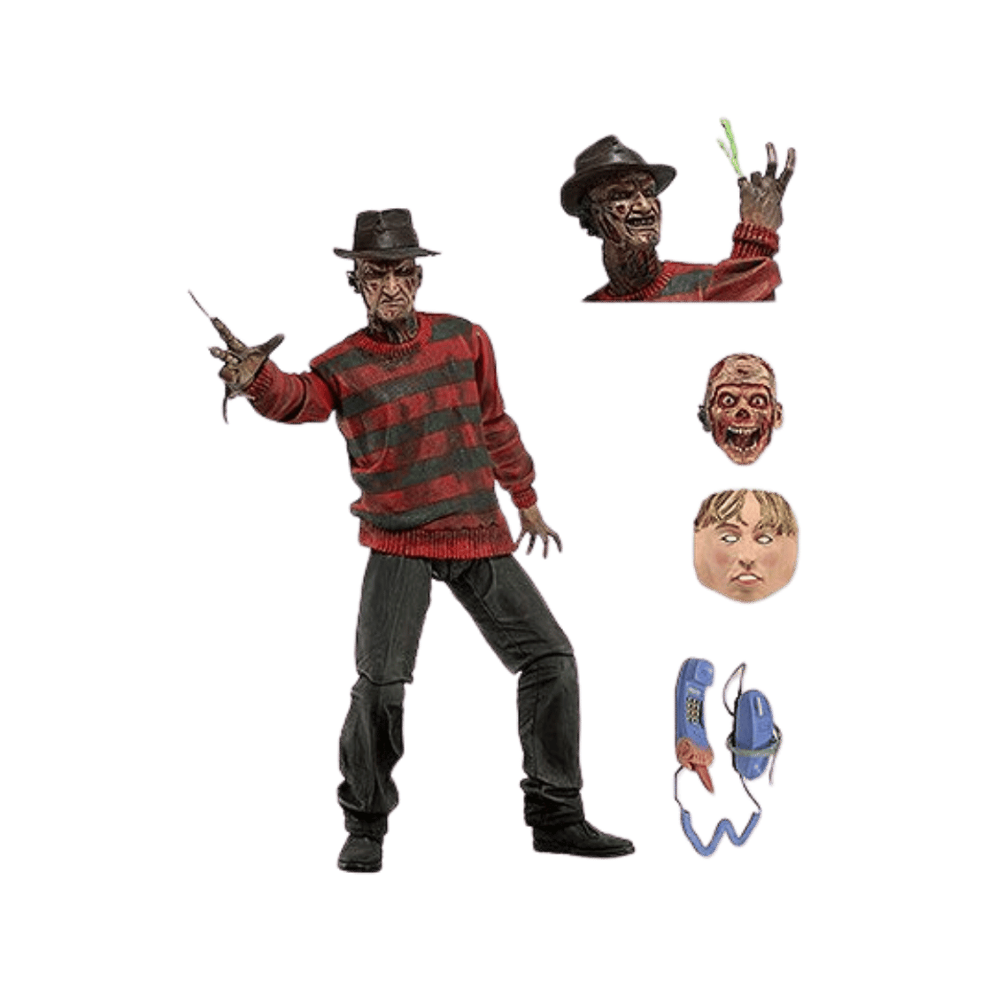 Nightmare On Elm Street Action Figure 30th Anniversary Ultimate Freddy Krueger 18 cm