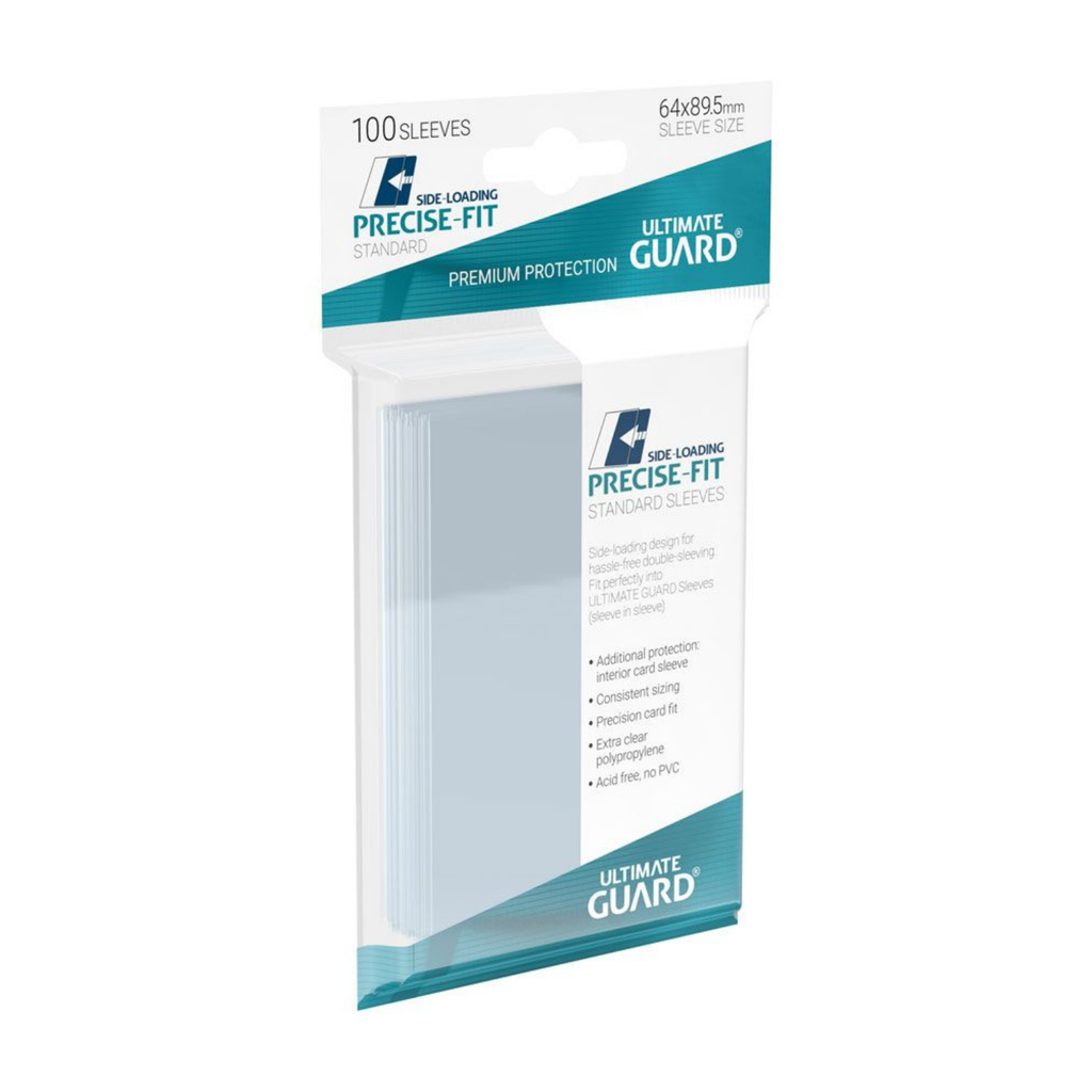 Ultimate Guard Precise-Fit Sleeves Side-Loading Standard Size Clear (100)