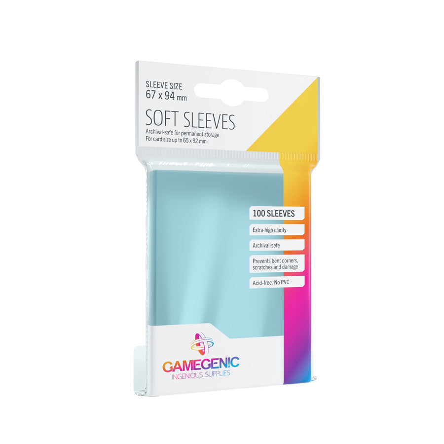 Soft Sleeves Clear (Einzelpack mit 100 Sleeves)