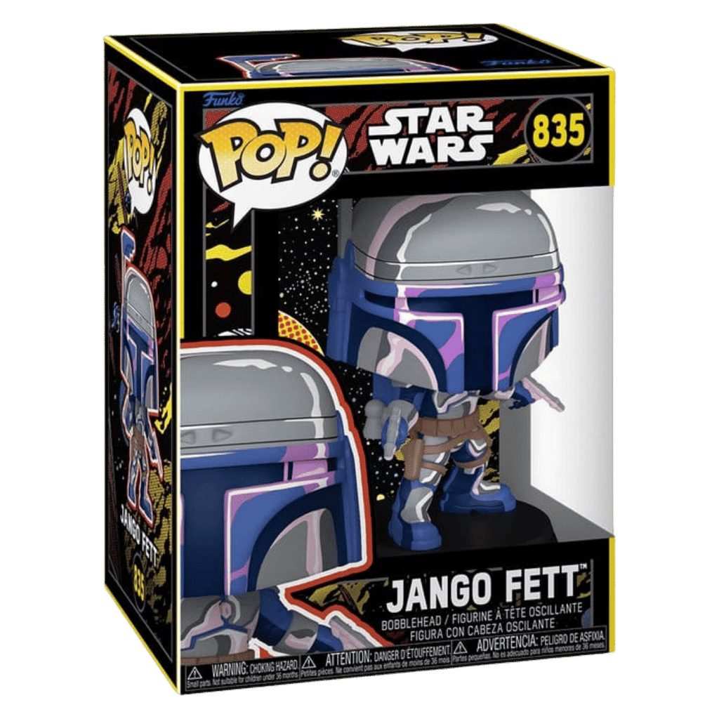 Star Wars - Mandalorian & Grogu POP! Vinyl Figur Jango Fett (Retro) 9 cm