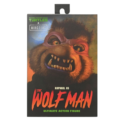 Universal Monsters x Teenage Mutant Ninja Turtles Actionfigur Ultimate Raphael as The Wolfman 18 cm