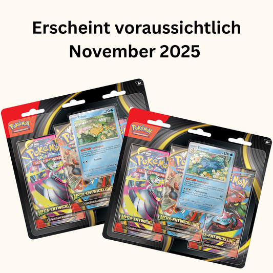 Pokémon TCG Mega-Entwicklung 3er-Pack Blister  🇩🇪