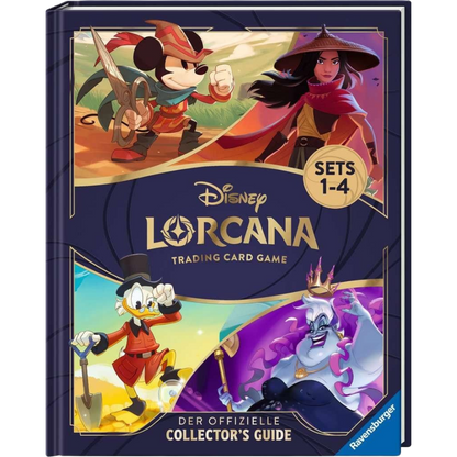 Disney Lorcana TCG Book The Official Collector's Guide - Sets 1-4 *German Version* 🇩🇪