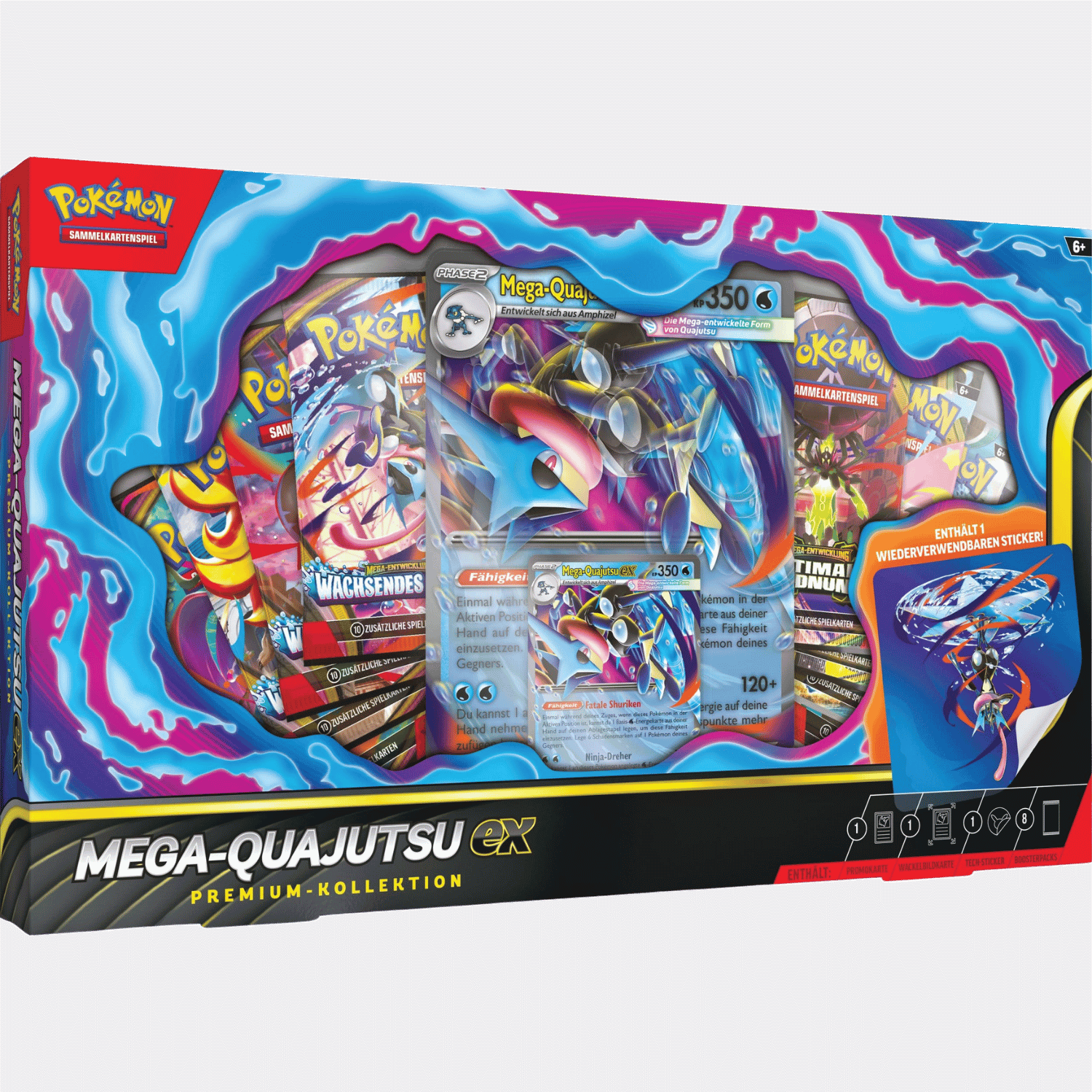Pokémon TCG Premium-Kollektion Mega Quajutsu EX *Deutsche Version* 🇩🇪