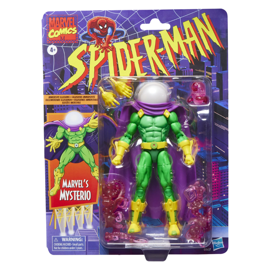 Marvel's Mysterio Spider-Man Marvel Legends Retro Actionfigur 15 cm