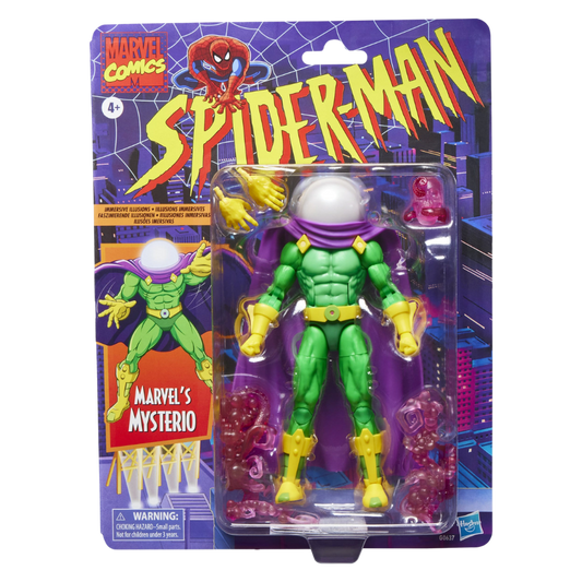 Marvel's Mysterio Spider-Man Marvel Legends Retro Actionfigur 15 cm