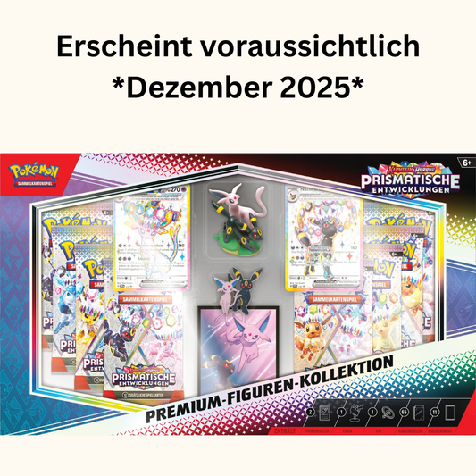 Pokémon Karmesin & Purpur Prismatische Entwicklungen Premium Figure Box Nachtara & Psiana 🇩🇪