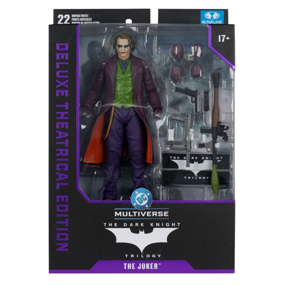 Joker The Dark Knight DC Multiverse Deluxe Theatrical Edition Actionfigur 18 cm