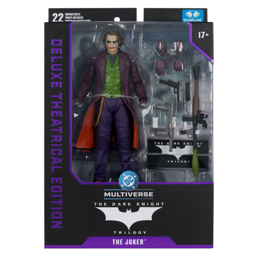 Joker The Dark Knight DC Multiverse Deluxe Theatrical Edition Actionfigur 18 cm