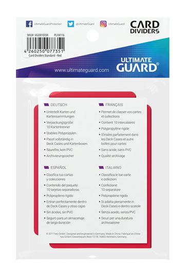 Ultimate Guard Kartentrenner Standardgröße (10)